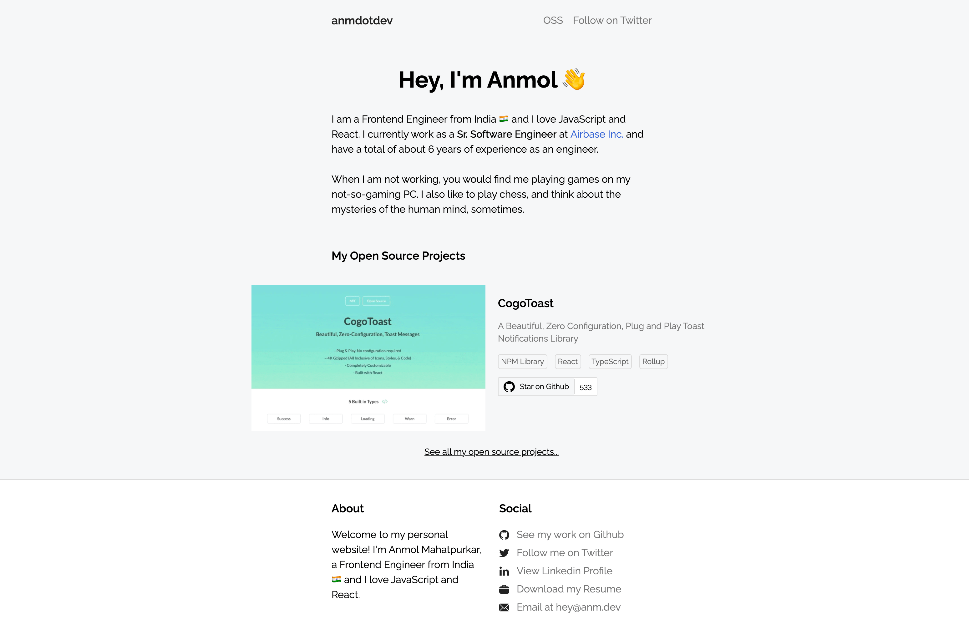 anmdotdev - This Website