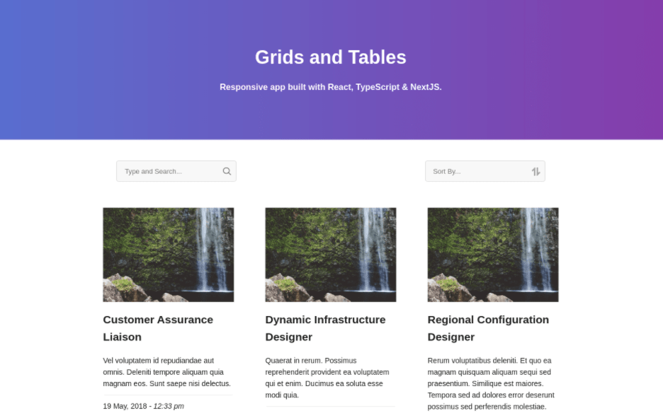 Grids and Tables
